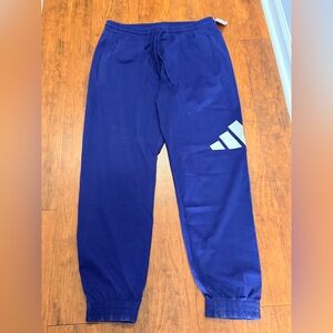 Adidas men’s lightweight Blue Jogger Pants NEW